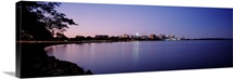 Wisconsin, Madison, Lake Monona, Buildings along a lake