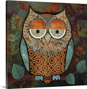 owls decorative canvas prints framed