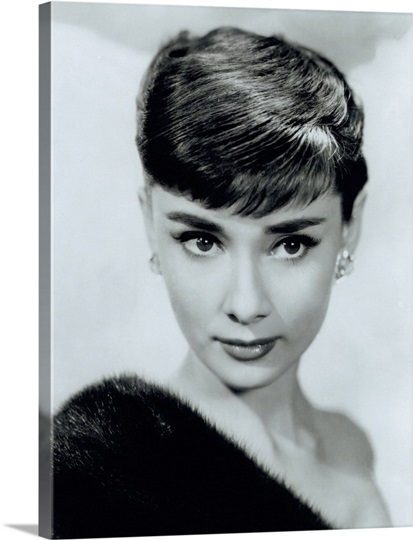 Audrey Hepburn B Photo Canvas Print | Great Big Canvas