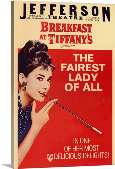 Audrey Hepburn Breakfast Tiffanys 2 Red