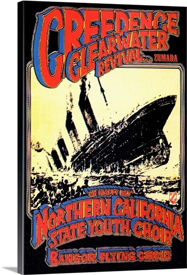 Creedence Clearwater Revival Poster Photo Canvas Print | Great Big Canvas