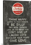 Be Silly Family Rules