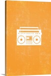 Boombox silhouette art