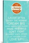 Dream Big Family Rules
