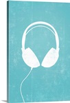 Headphones silhouette art