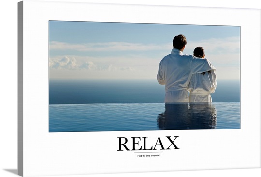 Inspirational Motivational Poster: Find the time to rewind