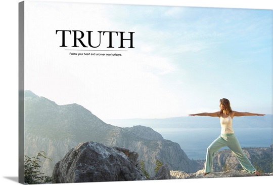 Inspirational Motivational Poster: Follow your heart and uncover new horizons