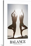 Inspirational Motivational Poster: I am one with my body. I am one with my mind