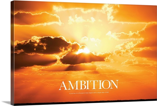 Inspirational Poster:  A Journey of a thousand miles begins with a single step of faith