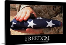 Military Motivational Poster: Freedom