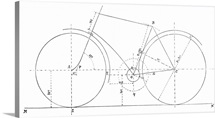 Bicycle diagram, 19th century