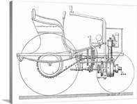 Daimler automobile, 19th century