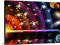 Evolution of the Universe, artwork