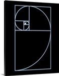 Fibonacci spiral, artwork