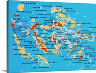 Map showing the Local Arm in the Milky Way