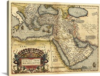Ortelius's map of Ottoman Empire, 1570