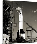 V-2 bumper rocket launch in USA