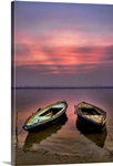 Sunrise with Boats, on the Ganges River, Varanasi, India