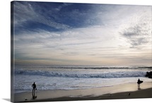 Surfers and Clouds