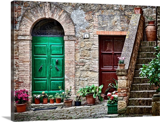 Tuscan village, Tuscany, Italy