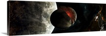 A victim of gravity After millions of years the moon could not resist any longer