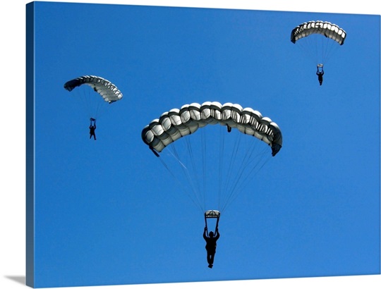 Airmen perform a High Altitude Low Opening HALO training exercise