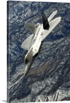An F22 Raptor in flight