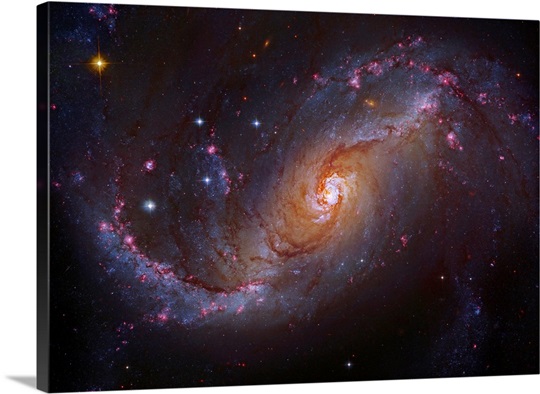 Barred Spiral Galaxy NGC 1672 in Dorado