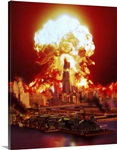 Chicago disintegrates as a nuclear explosion erupts in the middle of the city