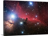 Horsehead Nebula and Flame Nebula in Orion