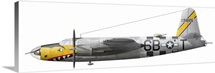 Illustration of a Martin-B-26 Marauder