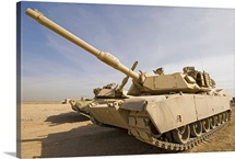 M1 Abrams tank at Camp Warhorse