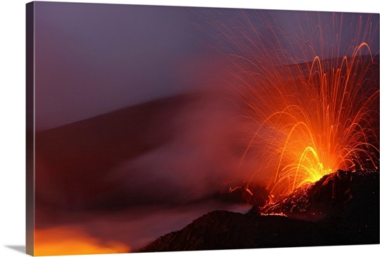 Mount Etna eruption Sicily Italy