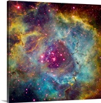 Rosette nebula NGC 2244 in Monoceros