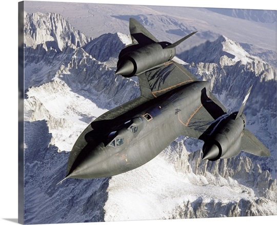 SR71B Blackbird in flight