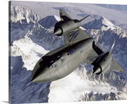 SR71B Blackbird in flight