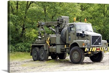Volvo N10 truck crane of the Belgian Army