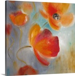 Scarlet Poppies in Bloom I
