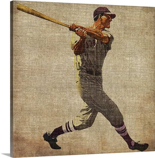 Vintage Sports VI Photo Canvas Print | Great Big Canvas