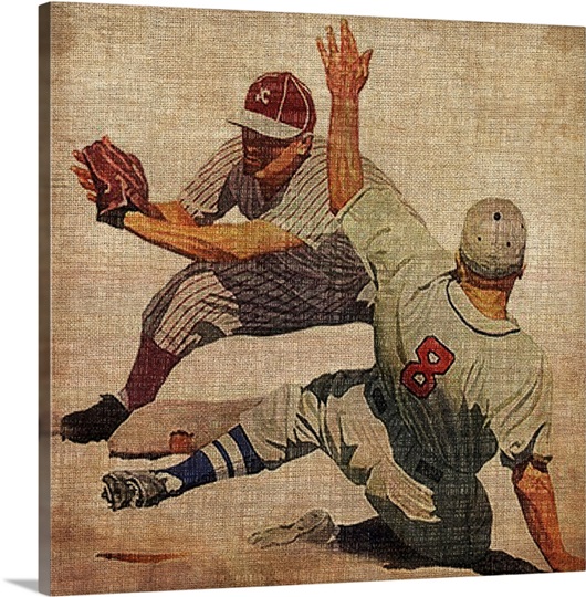 Vintage Sports VII Photo Canvas Print | Great Big Canvas