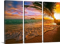 Hawaii, Oahu, Lanikai Beach At Sunrise