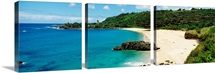 Hawaii, Oahu, Waimea Bay, View Of Beach And Ocean