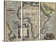 Antique Map of Africa, 1570