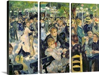 Ball at the Moulin de la Galette, 1876 (oil on canvas)