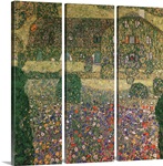 Country House by the Attersee, c.1914 (oil on canvas)