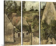 Crossroads at the Rue Remy, Auvers, c.1872 (oil on canvas)
