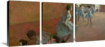 Dancers Ascending a Staircase, c.1886 88 (oil on canvas)