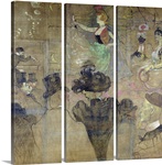 Dancing at the Moulin Rouge: La Goulue, 1895 (oil on canvas)