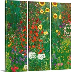 Farm Garden with Flowers (Brewery Garden at Litzlberg on the Attersee) c.1906