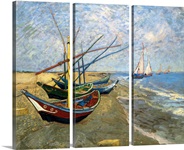 Fishing Boats on the Beach at Saintes-Maries-de-la-Mer
